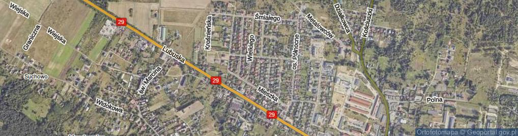 Zdjęcie satelitarne Henryka Głogowskiego ul.